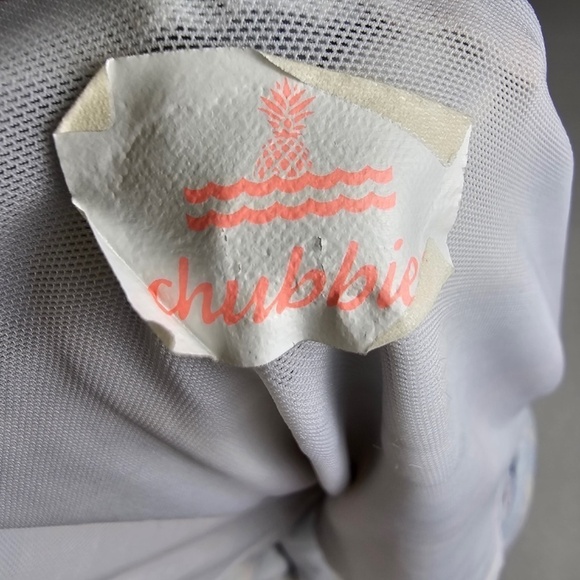 Chubbies Swim Trunks 3XL Blue Parrots Floral Tropical Swim Shorts Lined Pockets - Picture 5 of 8